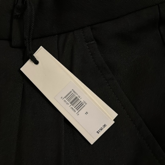 NWT! Banana Republic Black SOHO High-Rise Wide-Leg Wool Pant - Multiple🤎 - Picture 12 of 16